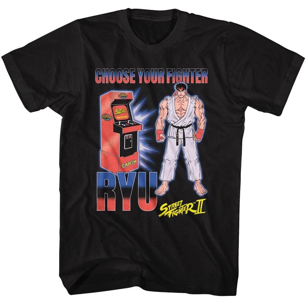 Street Fighter Arcade Ryu Men s T Shirt Unisex T-Shirt S