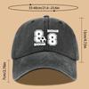 Printed Baseball Cap Trendy Personalized Fashion Cap SHOHAM Letter Decoration Unisex Adjustable Cap