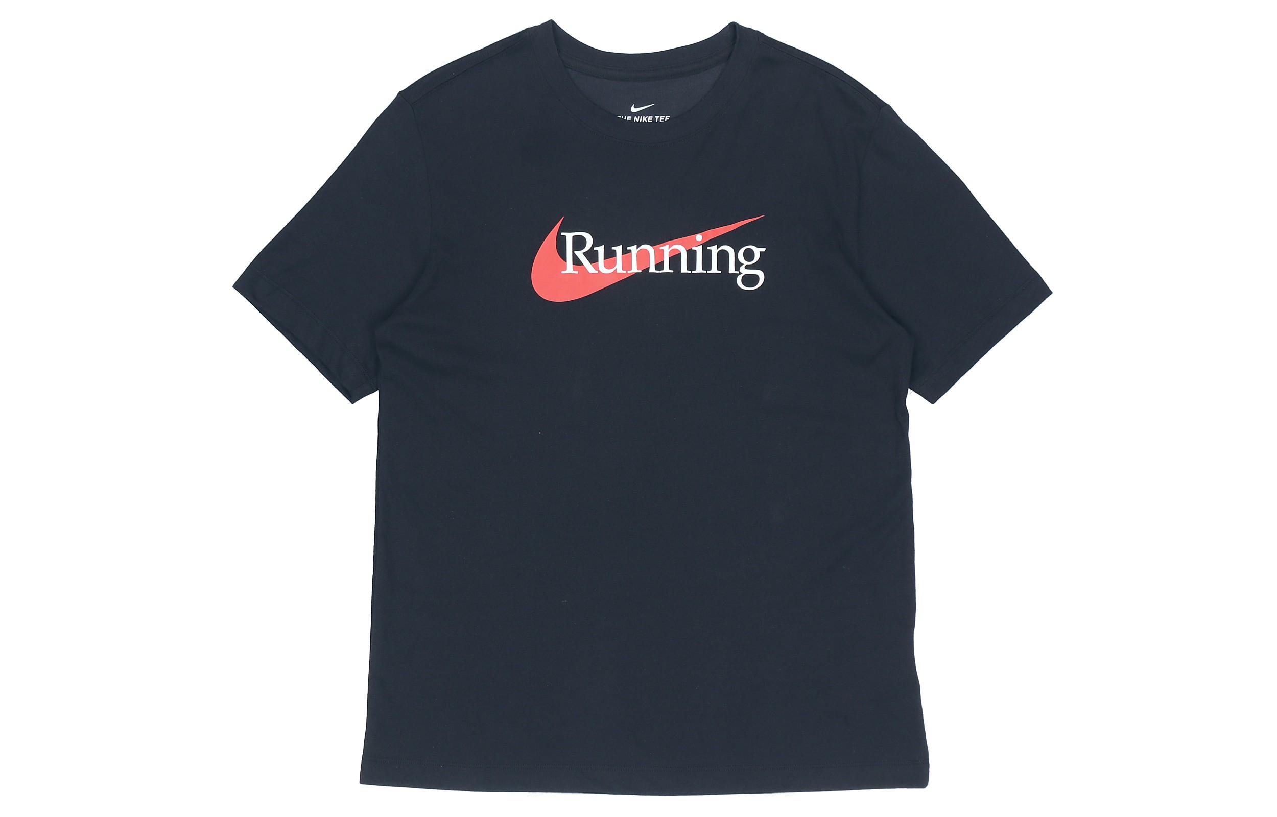 

Nike T Shirts Men s Black Crew Neck Moderate Straight Fit CW0946-010 S