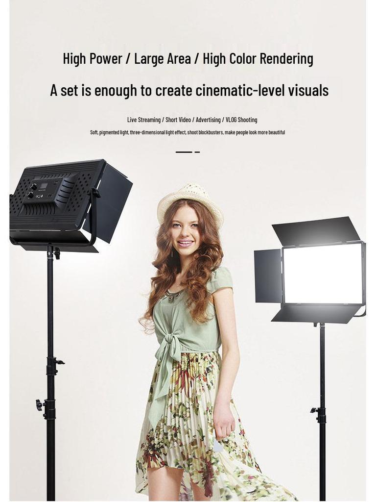 LED Square Fill Light for Indoor Mobile Photography and Streaming