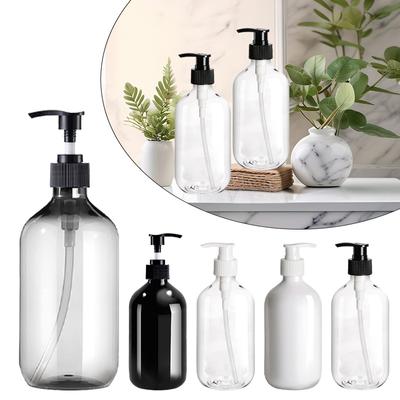 Pojemnik na szampon i odżywkę do łazienki 1 szt. 500 ml dozownik mydła butelka przenośna butelka z pompką do szamponu pojemnik na mydło i balsam