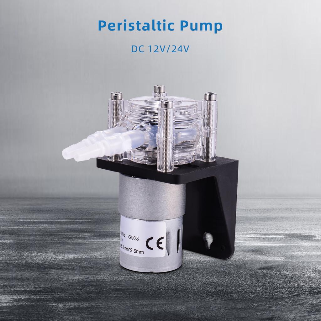 GROTHEN   12V Peristaltic Pump with Silicone Tubing High  Water Liquid Pump Dosing Vacuum Pump Self-Priming Anti-Corrosion    for   Aquari