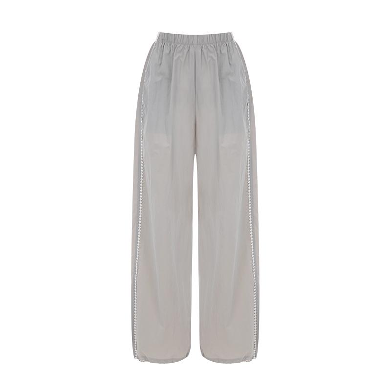 SELLY'S Lace Line Windbreaker Elastic Pants_I6A-Cpt029