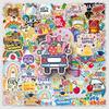 50Pcs/Set Back To School Stickers DIY Fashion Waterproof Doodle Decals Stickers