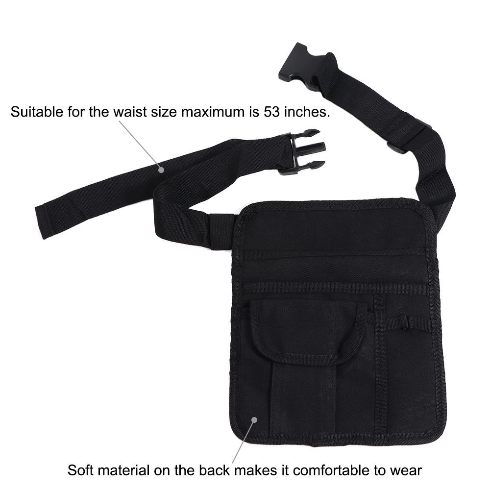 Canvas Waiter Waist Money Pouch Bag with Adjustable Belt Ordering Waist Bag Restaurant