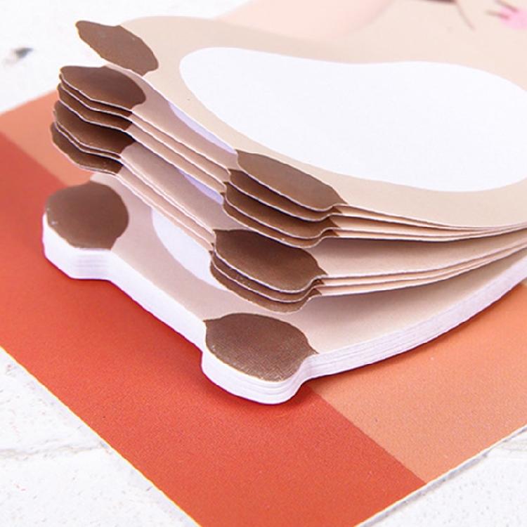 Cartoon Shape Design Stick Note Selves Stick Write Pad Reusable for School Office Journaling Multipurpose Paper Notepads