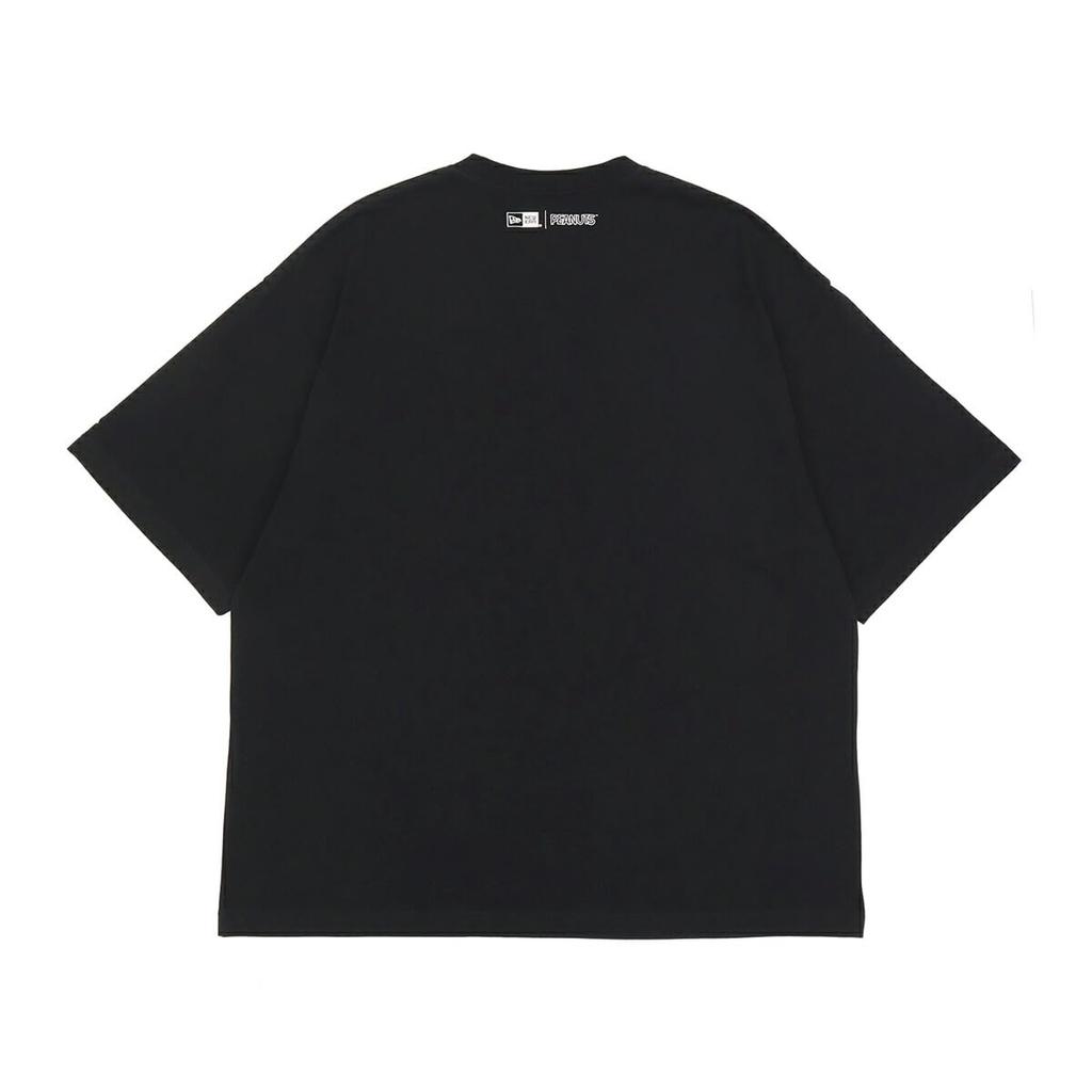 New Era Short Sleeve Over Sized Cotton Tee 14682927 NER36A8355 Black M Peanuts Snoopy Collaboration ONSPOTZ Exclusive Apparel Oversized Authentic