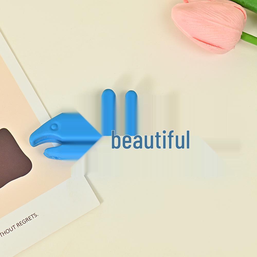 

TPR Fish Bone Dog Toy: Boredom-Relief, Bite-Resistant, Molar Cleaning Pet Toy. синий