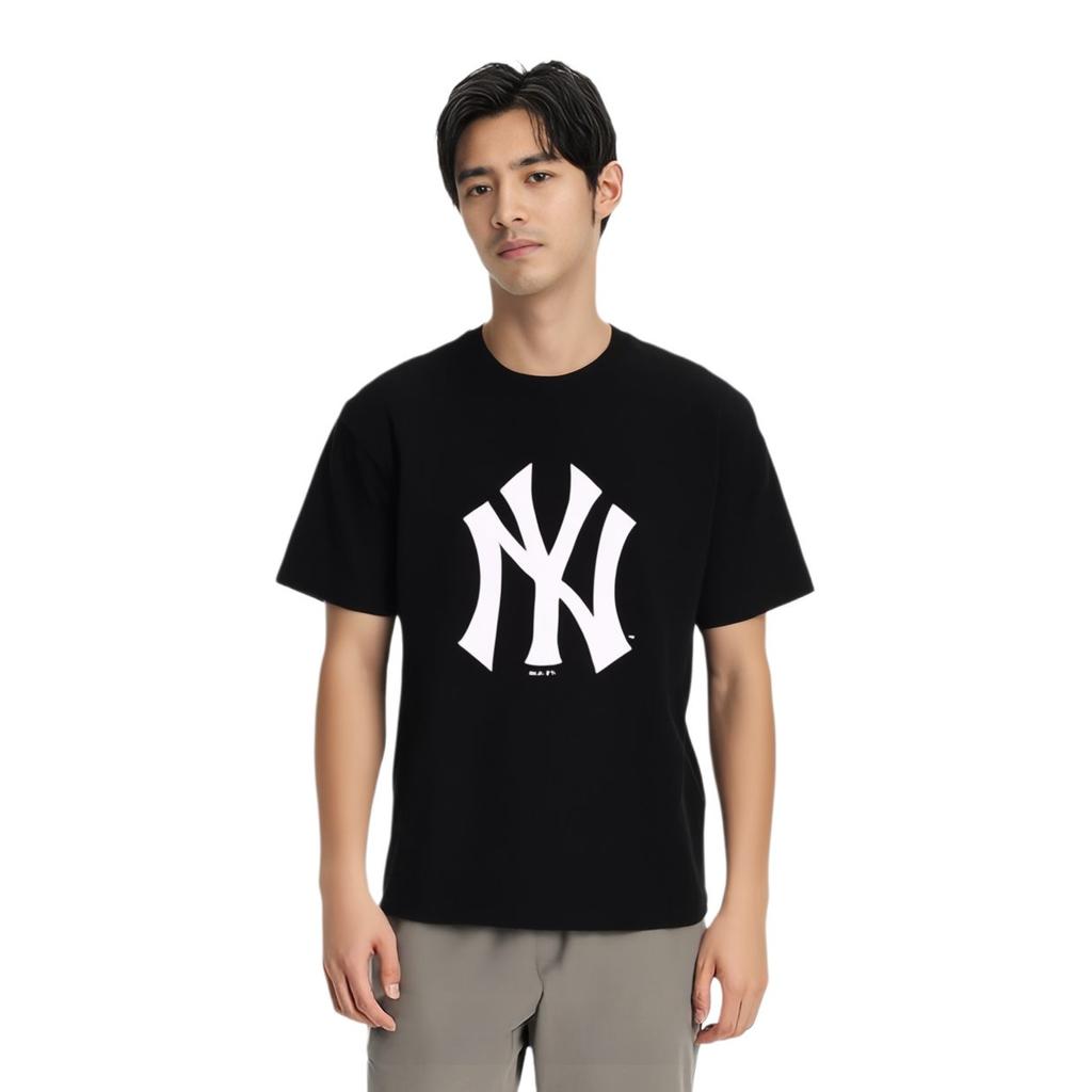 MLB T Shirts Unisex Black Crew Neck Moderate Straight Fit 31TS09031-50L