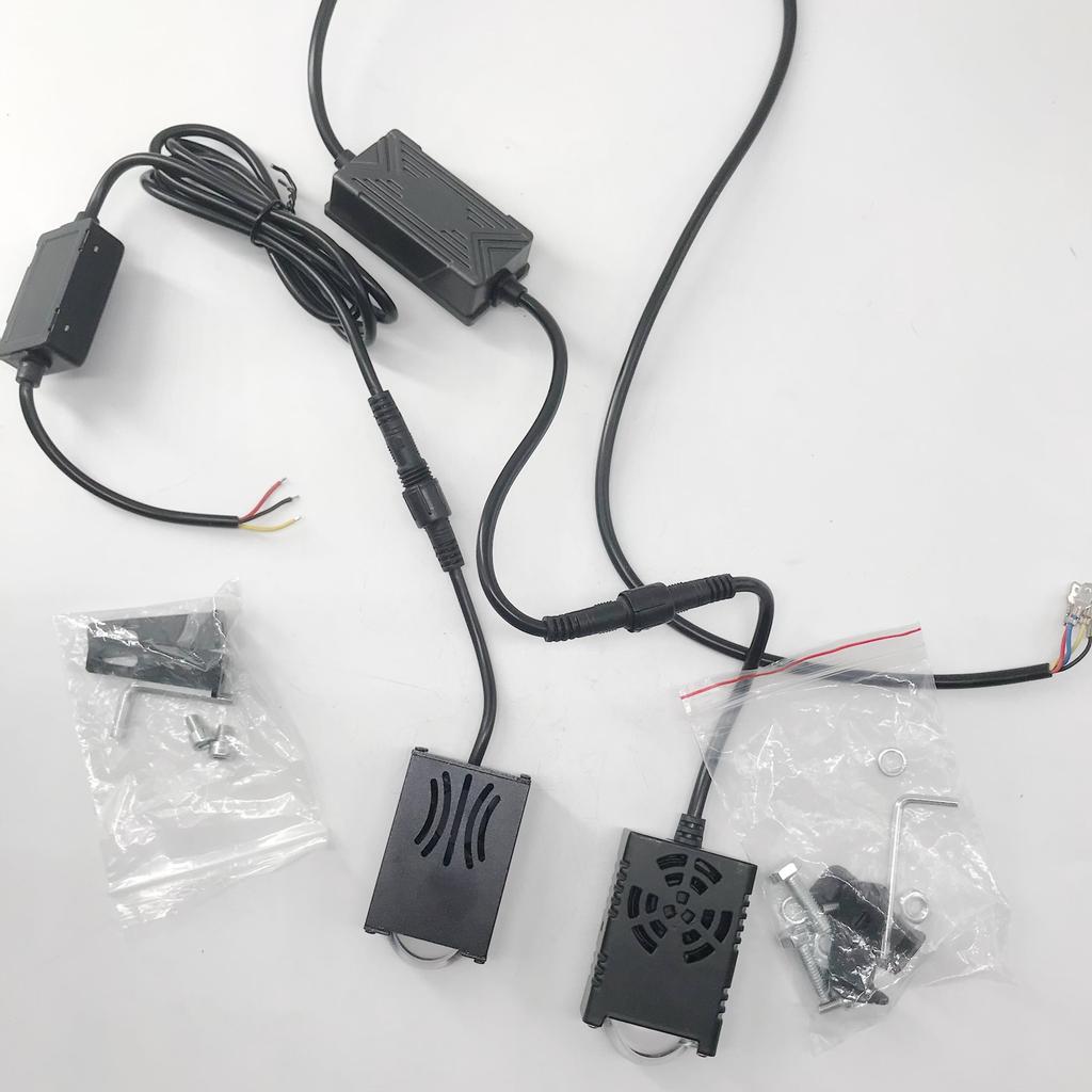 Car Mesh Light Mini Matrix Laser Headlight Mesh Grid Light Yellow And White Led Motorcycle Spotlights