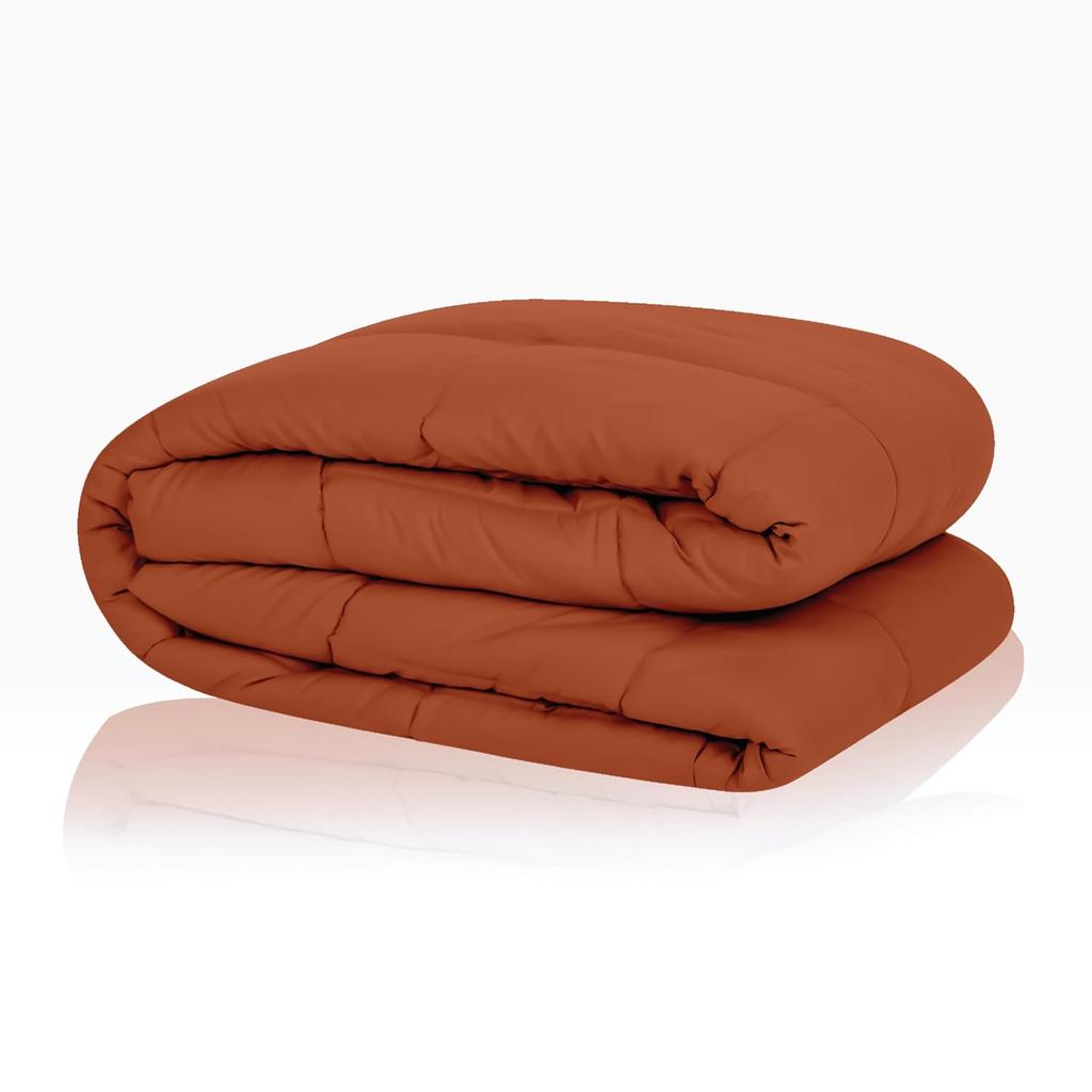 Plush Reversible Microfiber Comforter Single Bed | 220 GSM Wadding |110 GSM Peached Extra Soft Microfiber Fabric,