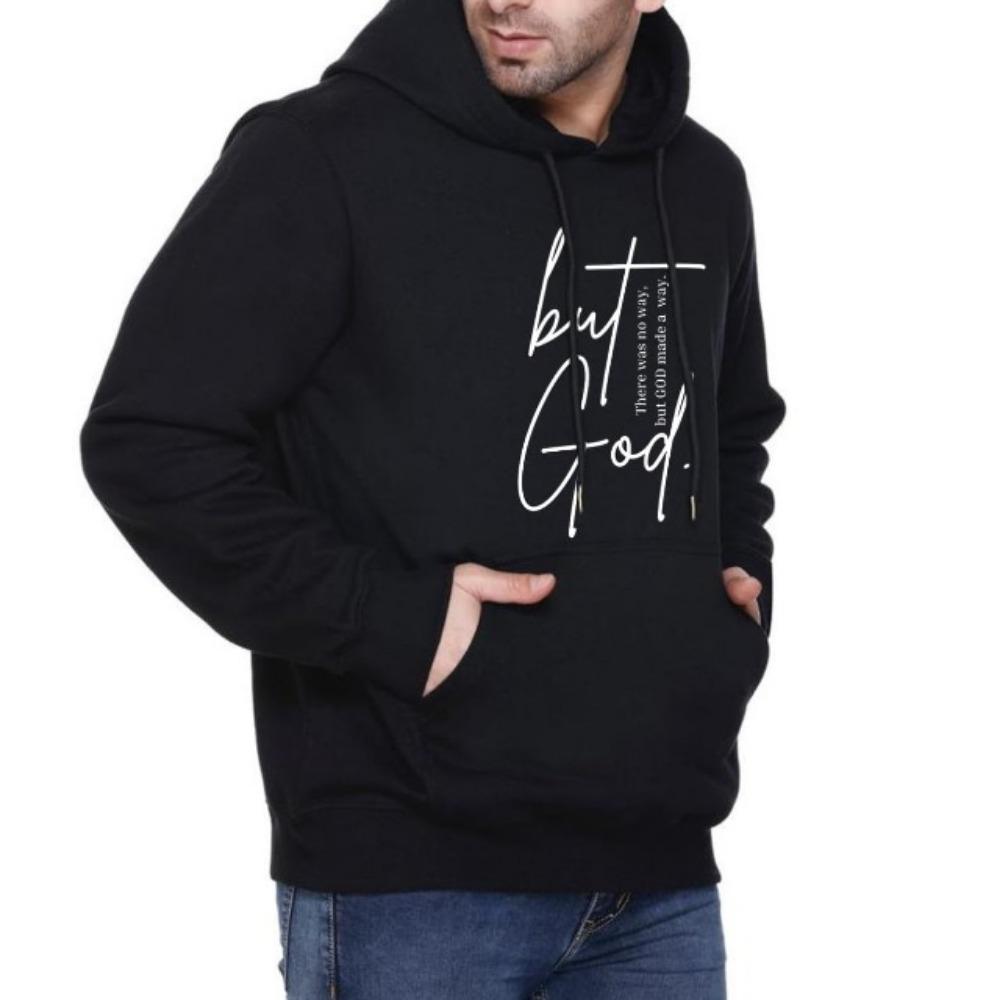 Но Бог Толстовка Христианский Иисус Вера Цитаты Длинный Рукав Толстовка С Капюшоном — фото 4