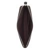 COACH Corner Zip Classic Presbyopia Love PVC (Polyvinyl Chloride) with Leather Clutch Mini Women's Dark Brown Print