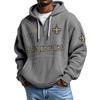 Mens Zip-Up Hoodie NFL Collection Streetwear Loose Fit Casual Sweatshirt Fall