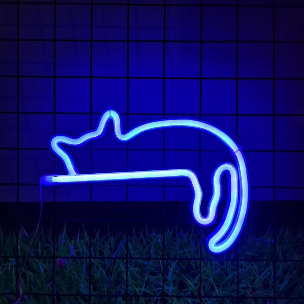 LED Neon Butterfly & Planet Wall Light - Decorative E-sports, Bar, and Photo Prop Night Light