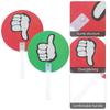 30 Pcs Signs Classroom Interactive Supplies Voting Board Judging Mini Portable Paddle Supply Teacher Baby