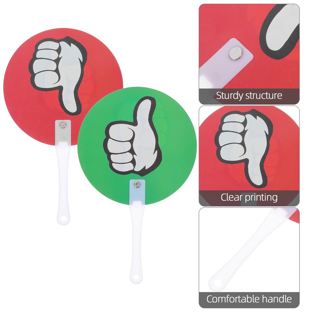 30 Pcs Signs Classroom Interactive Supplies Voting Board Judging Mini Portable Paddle Supply Teacher Baby