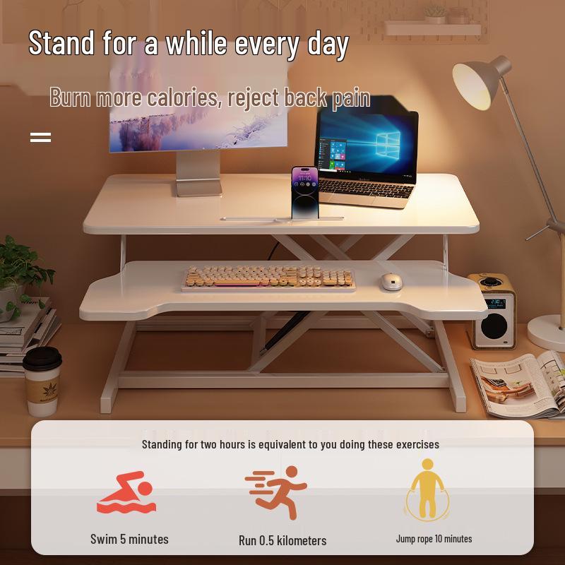 Mesa de Escritório Elevatória para Laptops e Computadores