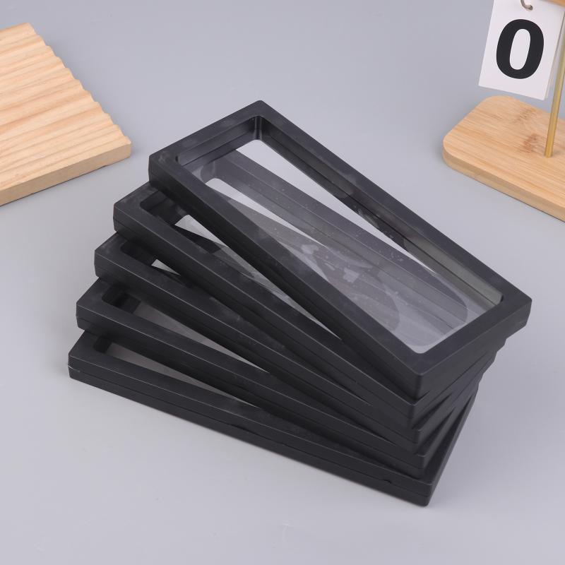 Floating Frame Display Holder Acrylic 3D Stand for Collectibles Medals Jewelry Secure Showcase for Office Gift Decor