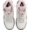 Air Jordan 5 Retro GS Medium Soft Pink Kids Sneakers White Black HQ7980-102