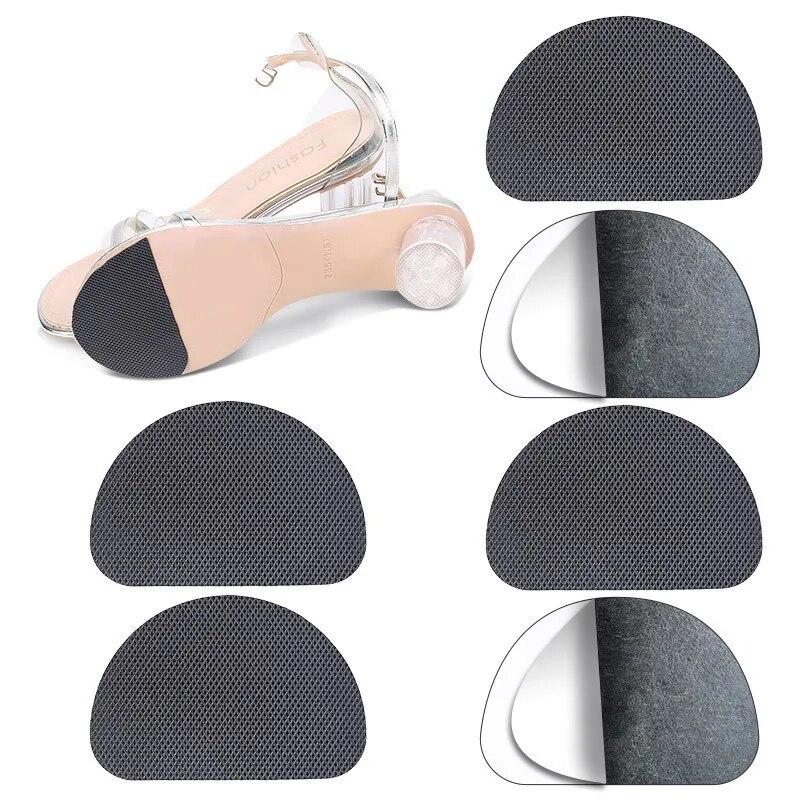 Self-Adhesive Non-Skid Shoe Sole Pads High Heels Grips Cushion Pad Anti-Slip Odorless Rubber Sticker Protector for Shoes Bottom