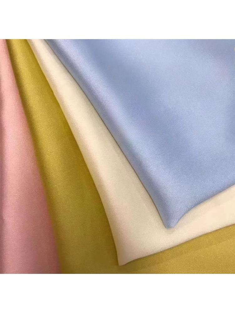 Bright Silk Satin Satin Fabric Soft Drape Glitter Wedding Dress Formal Gowns Fabric Designer Clothing Fabric 1.5M&1M