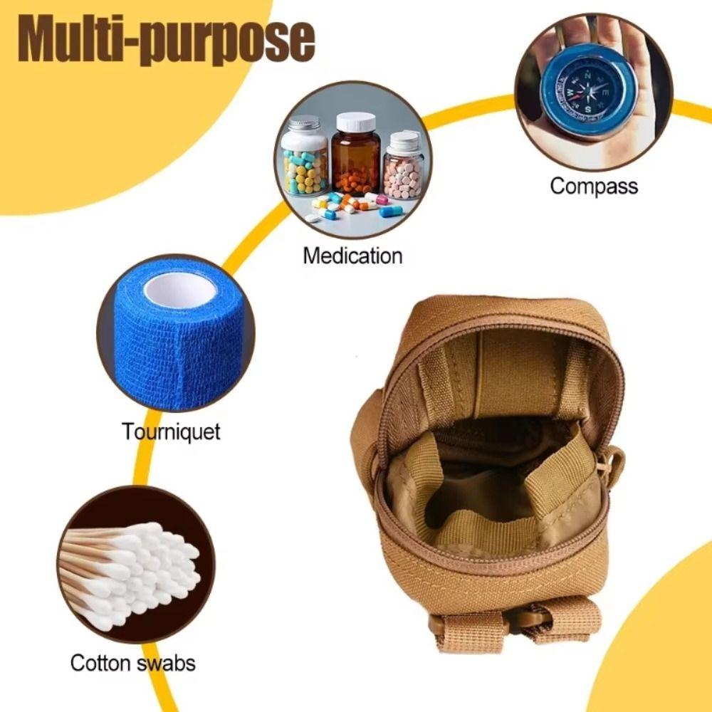 Nylon Duty Belt Pouch Lightweight Small Tool Bag Sports Training Gloves Bag Travel Accessories