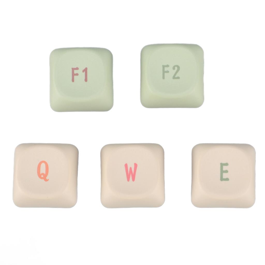 112 Key Mechanical Keyboard Keycap Set 9mm MCA Height PBT Colorfast Keycap Set with Puller