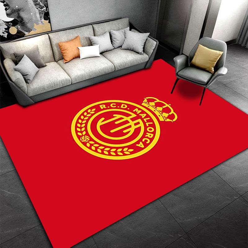 R.C.D. Mallorca Red Carpet suitable as a non-slip mat for the living room or bedroom sofa