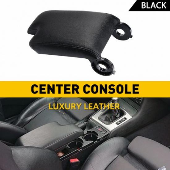 Center Console Lid Armrest For BMW 3 E46 Series 36251 Arm Rest Cover Black New