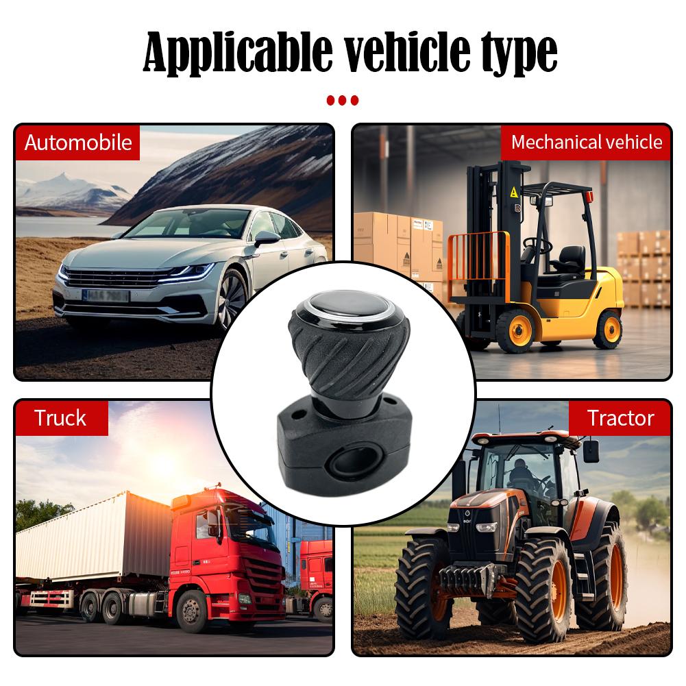 Labor Saving Car Steering Wheel Booster Spinner Knob Truck Tractor Forklift 360 Degree Grip Ball Turning Hand Control Auto Parts