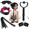 First Hands Restrained Behind SM Goods Restraints for Women Back Nipple Clips Eye Mask Rose Whip Hand and Foot Restraint Storage Bag Included Ankle