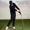 Golfový švihový trenažér, míček, pomůcka pro trénink zápěstí, korektor držení těla, trenažér úchopu, pomůcka pro trénink golfového švihu pro začínající golfisty