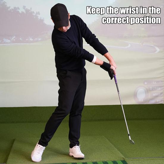 

Тренажер для замаха в гольф Yousheng, корректор осанки, тренажер для запястья, тренажер для отработки замаха в гольфе, вспомогательное средство для отработки замаха в гольфе для начинающих игроков в гольф синий