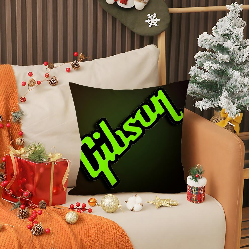 Fashion Brand G-Gibson Pillow Case Anti-dustmite Pillow Invisible zipper silky short plush Sofa cushion cover