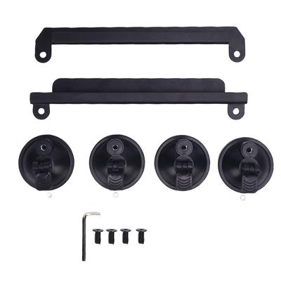 Support de Toit de Voiture Portable Multifonctionnel Ventouse de Toit Ouvrant Kit de Montage Sécurisé pour Camping-cars Yachts Berlines SUV Noir