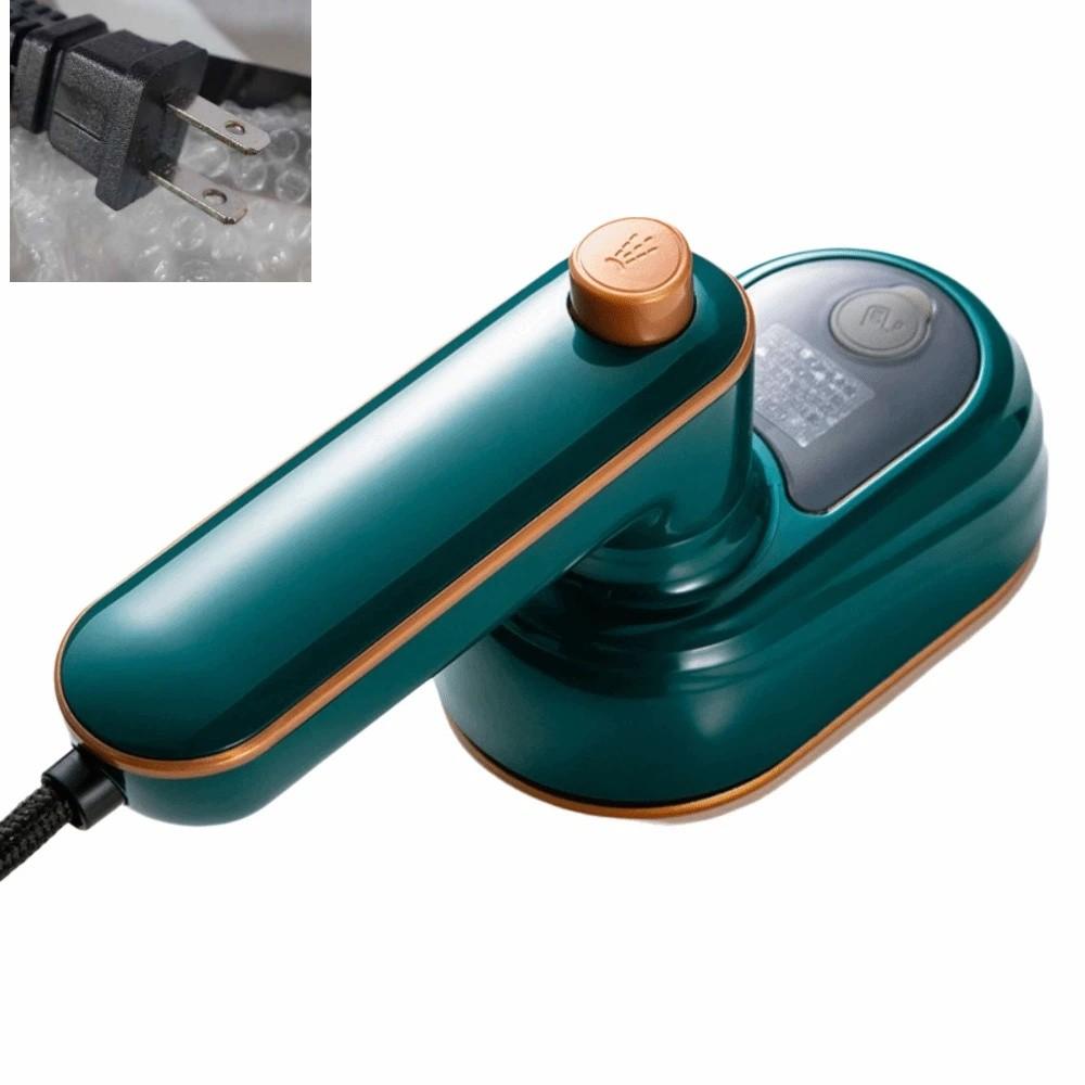 Wet and Dry Handheld Electric Iron Mini Garment Steamer Portable Steam Iron Clothes Ironing Green US
