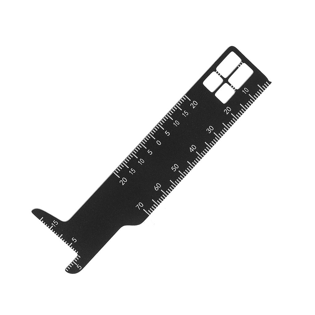 Metal Dental Span Measuring Ruler Double Sided Availability Medical Tool For Dentistry