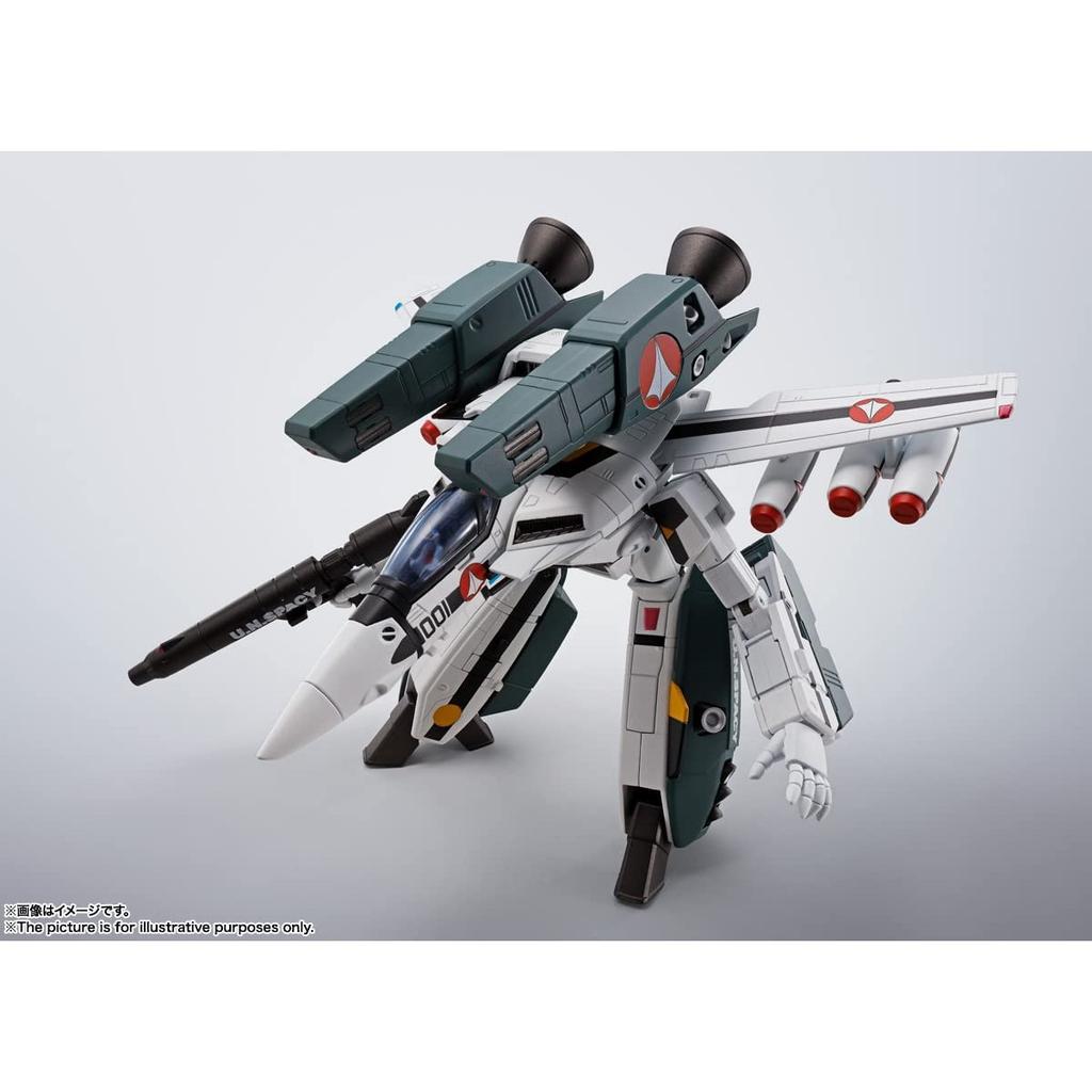 TAMASHII NATIONS HI-METAL R Super Dimension Fortress Macross VF-1S Super Valkyrie (Ichijo Hikaru) Approx. 140mm Die-cast & ABS & PVC Painted Movable