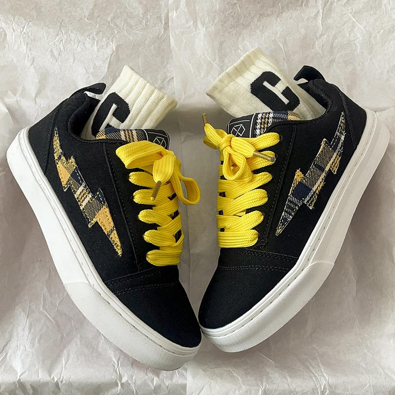 Lightning board shoes American ins niche casual bread shoes autumn sports shoes 35