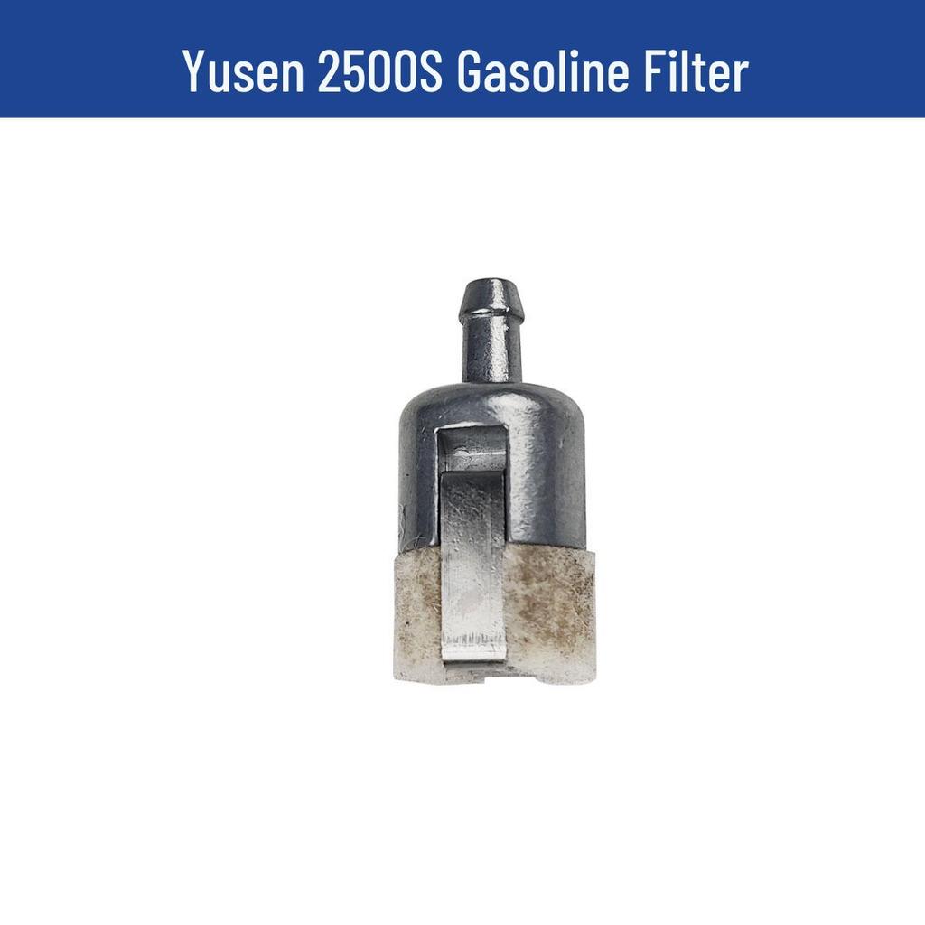 Yusen 2500S Chainsaw Parts: Cylinder, Brake, Pull Cord, Clutch, Air Filter, Carburetor.
