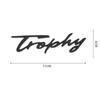 Metall-Trophäen-Abzeichen Emblem Auto Heck LKW Fenster Aufkleber Decals Auto Styling Für Morris Garages M-G MG5 MG6 ZS HS MG3 XPower