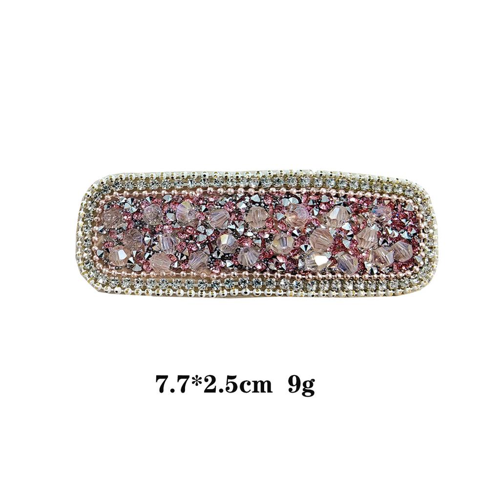 Seamless Hairpin Back of The Head Side Clip Rhinestone Hairpin Fashionable Temperament Side Hairpin