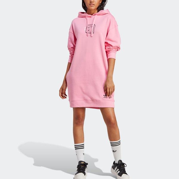 Adidas Alphabet Print Sports Skirt Women Bottoms Bliss-Pink HY4269