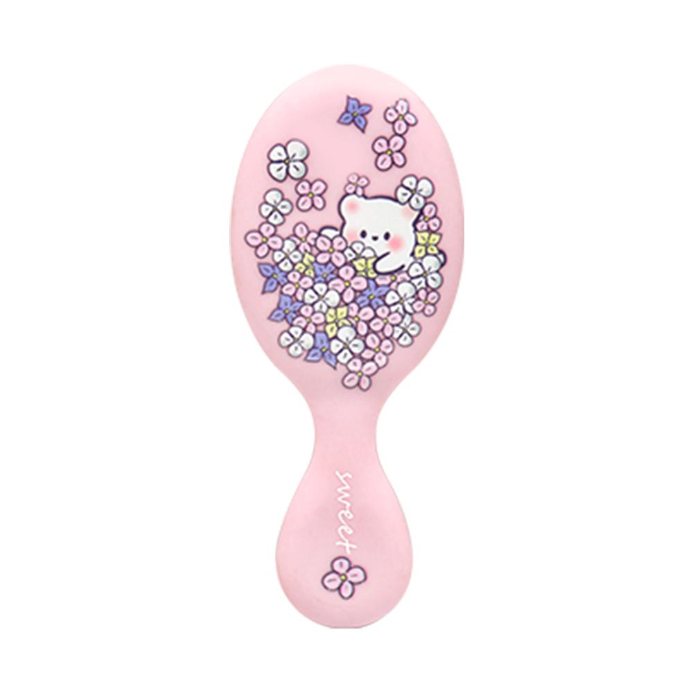 Children Cartoon Massager Paddle Cushion Hair Brush Cartoon Comb Anti-detangle Comb Children's Cute Hairdressing Smooth Comb