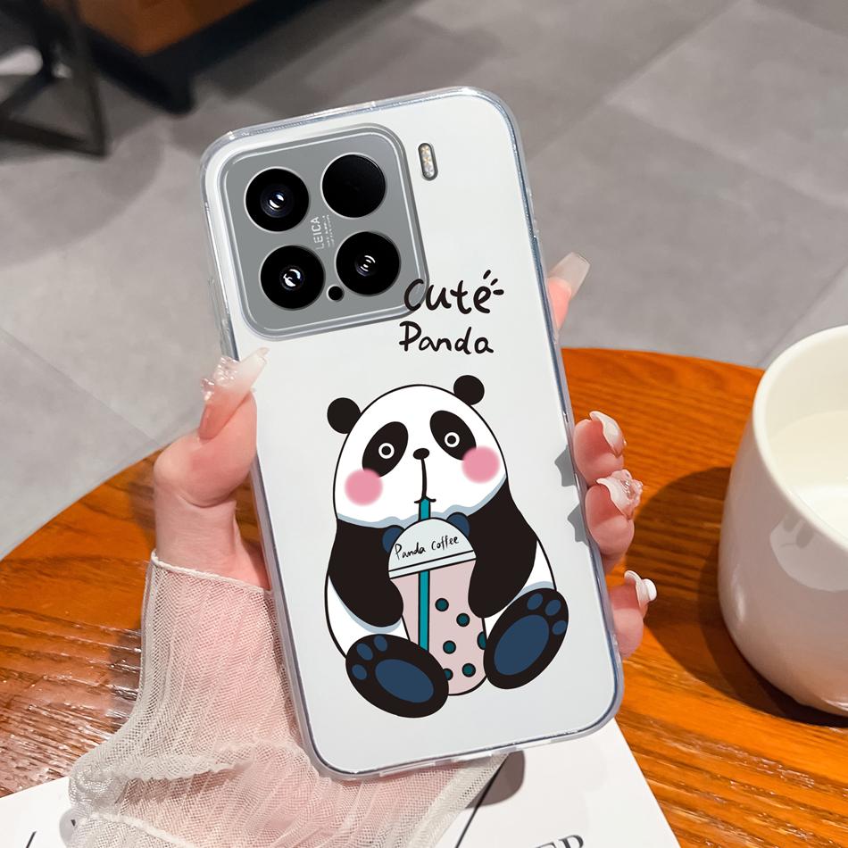 Leisure Flower Case For Xiaomi 15 Pro Clear Phone Bags Colourful Soft Back Cover For Xiaomi15 15Pro Silicone Anti Drop Housing