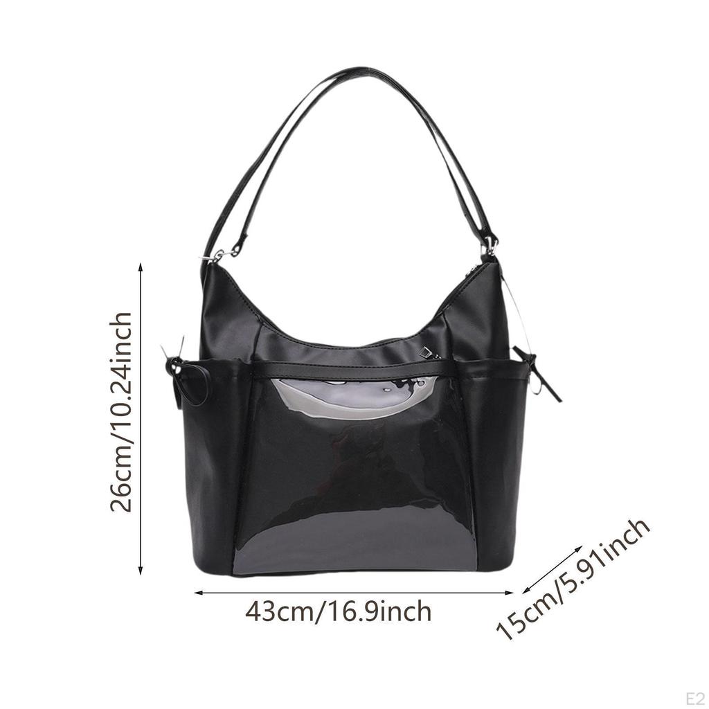 Ita Bag Backpack Clear Window Storage Case Pins Shoulder Handbag for Anime Figure Display