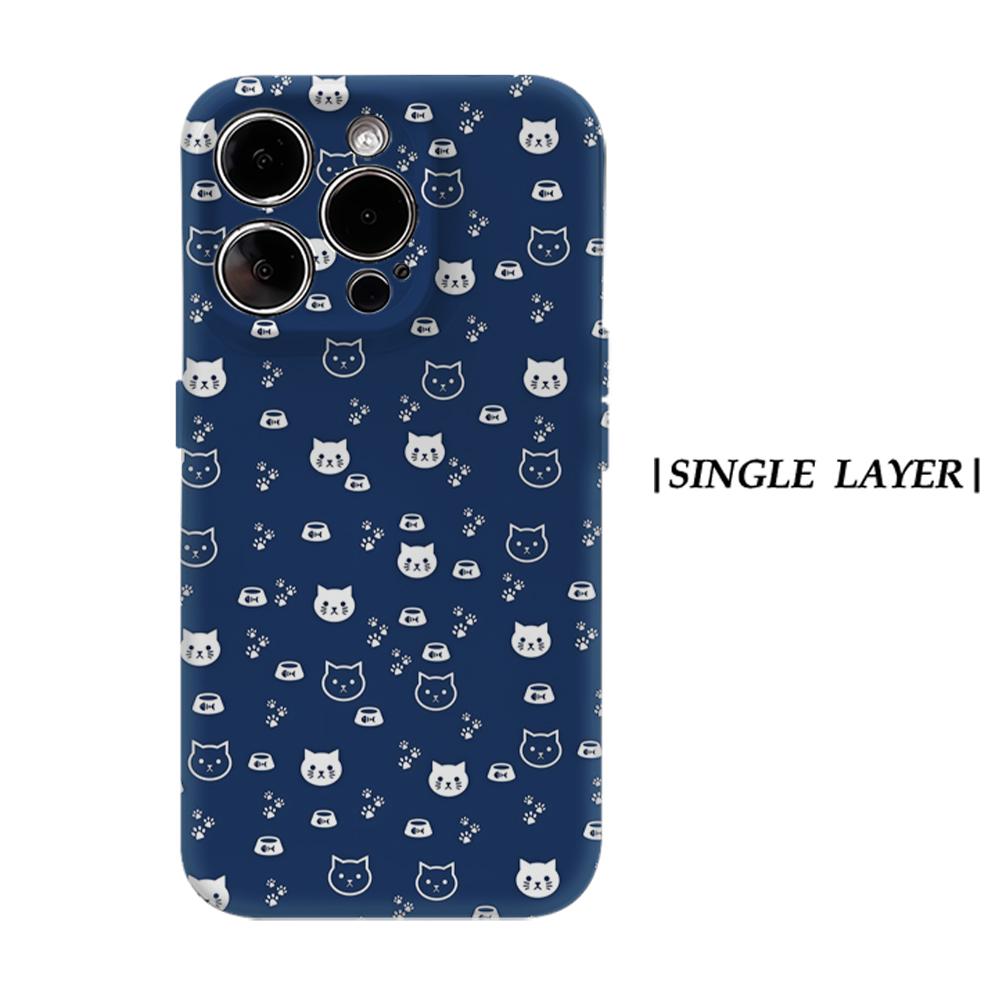 

Принт с кошкойДля магнитного чехла на телефон для IPhone 17 16 15 14 13 Pro Max Plus Однослойный Двухслойный Прочный чехол IPHONE17PROMAX