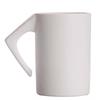 Custom Logo Ceramic Mug: Creative Inverted Design for Hotel Bathroom or Souvenir Gift