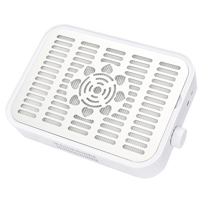 

Беспроводной бесщеточный пылесос для ногтей высокой мощности с регулируемой скоростью белый